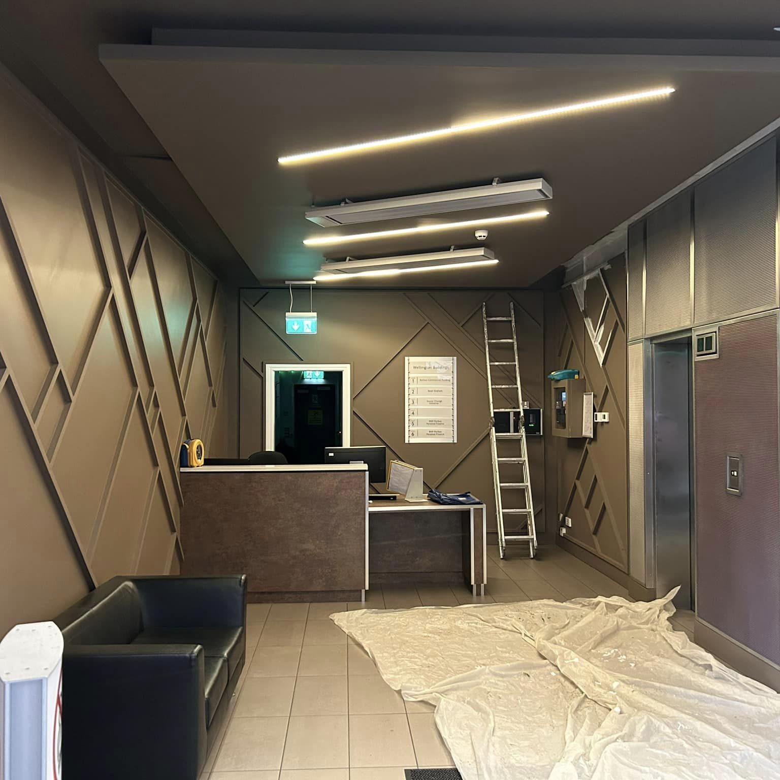 Commercial receptioneception area
